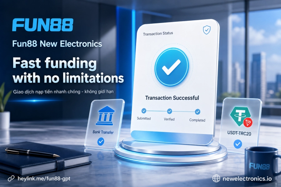 So sánh rút tiền ngân hàng nội địa và USDT-TRC20 Fun88