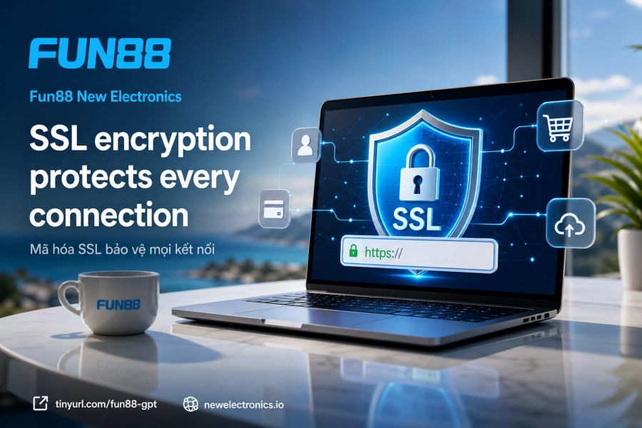 mã hóa SSL IOVATION Fun88 bảo vệ dữ liệu người dùng