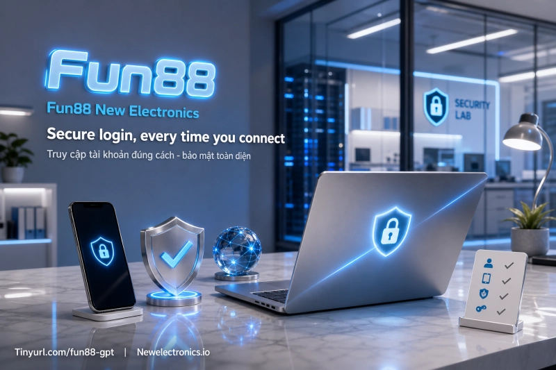 đăng nhập Fun88 trên PC và di động bảo mật tài khoản 2026