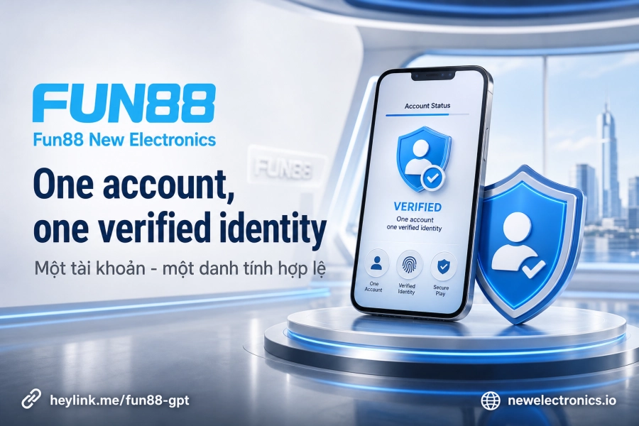 chính sách một tài khoản Fun88 kiểm tra điện thoại email IP