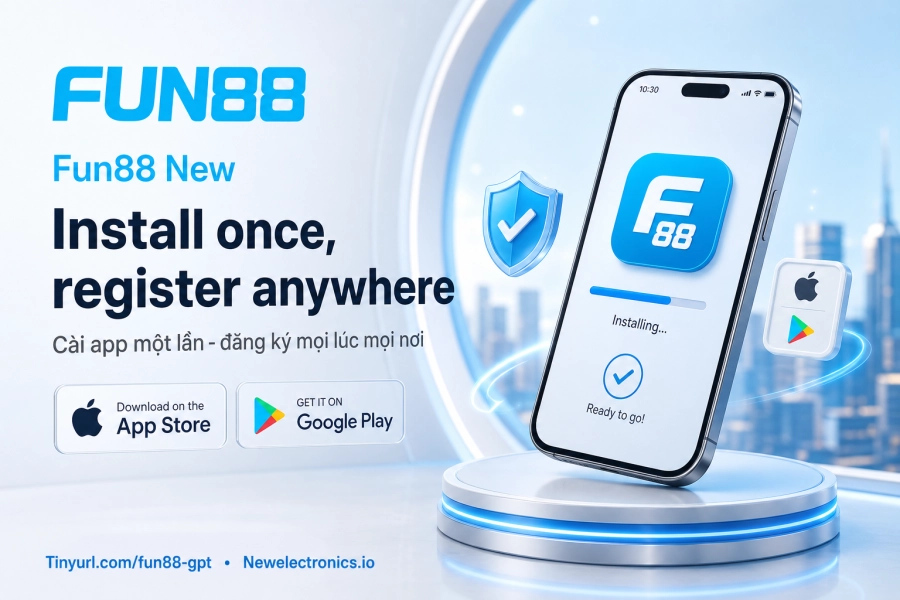 đăng ký Fun88 qua app iOS Android cài đặt ứng dụng di động