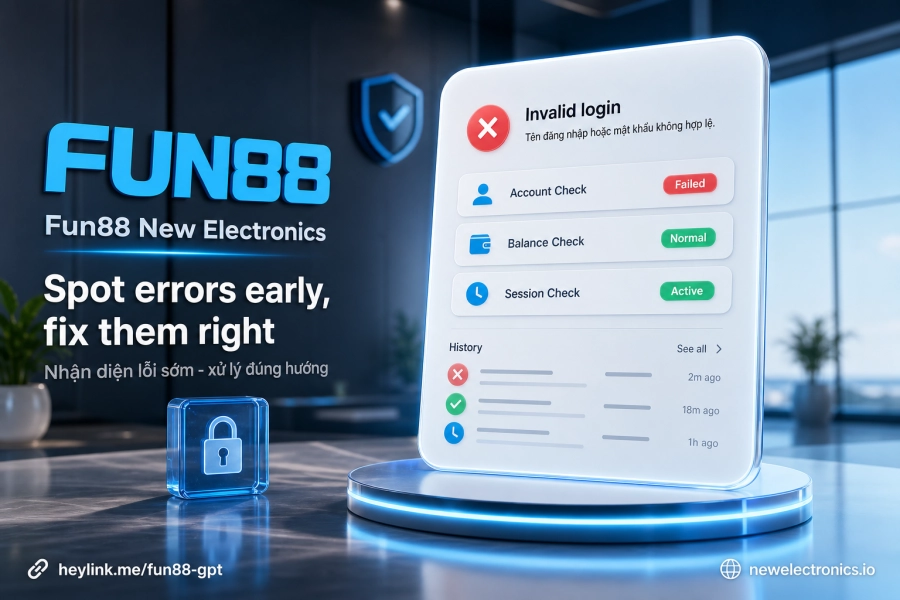 lỗi thường gặp khi đăng ký Fun88 OTP link bị chặn cách khắc phục